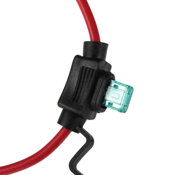 带16 AWG 30厘米电缆的汽车船用可熔性电路刀片保险丝汽车迷你微型保险丝盒保险丝座