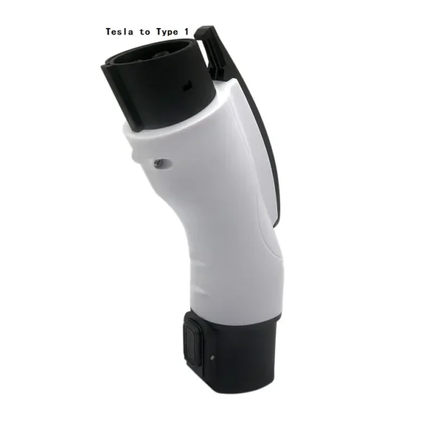 电动汽车充电器适配器制造商16A/32 Amp/250V交流特斯拉至J1772适配器黑色 - 图片 3