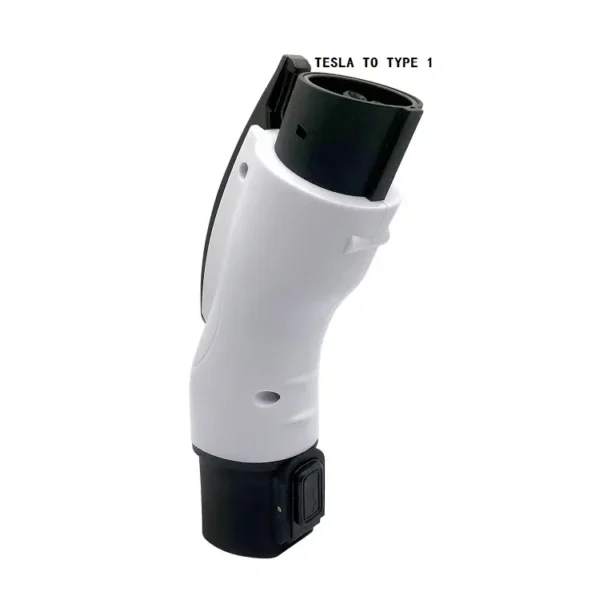 电动汽车充电器适配器制造商16A/32 Amp/250V交流特斯拉至J1772适配器黑色 - 图片 4