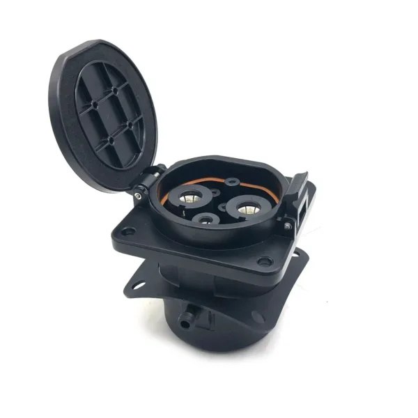 GB/T EV DC 125A 750V 20234母连接器快速充电器通用插座单相电动汽车特斯拉汽车端 - 图片 6
