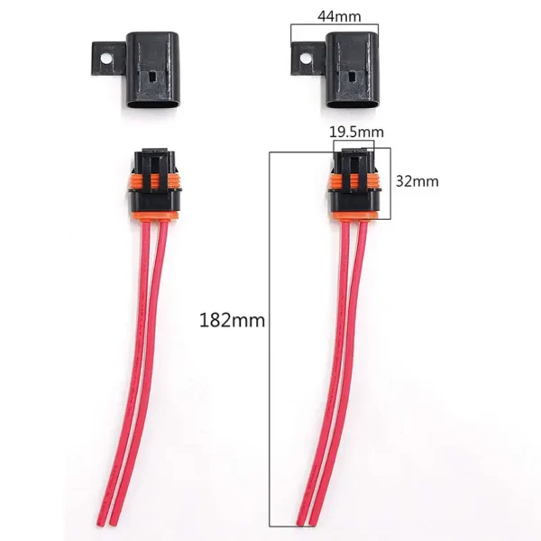 带线束的直列式保险丝座汽车/船用防风雨叶片式12 AWG ATO/ATC带盖保险丝座 - 图片 5