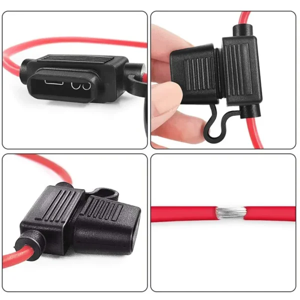 汽车12 AWG直列保险丝座ATC/ATO标准汽车保险丝组件船用12v保险丝座 - 图片 5