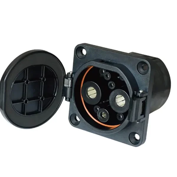 GB/T EV DC 125A 750V 20234母连接器快速充电器通用插座单相电动汽车特斯拉汽车端 - 图片 7