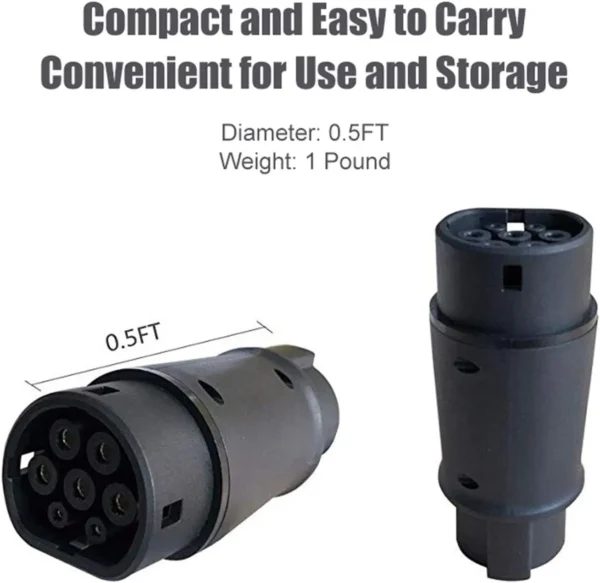 CCS1组合特斯拉快速充电器适配器适用于特斯拉3/S/X/Y型插头便携式适配器仅适用于启用CCS的特斯拉汽车 - 图片 6
