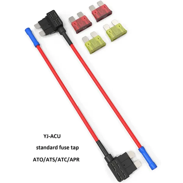12v汽车保险丝座标准迷你Micro2和低轮廓保险丝抽头4型ATO ATC ATM APM汽车附加电路保险丝抽头 - 图片 6