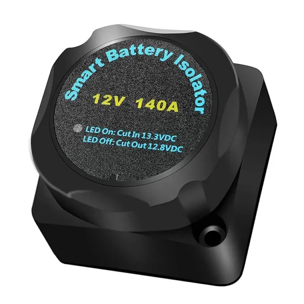 升级的12V 140Amp自动充电器电压完整VSR双电池隔离器套件，适用于卡车越野车全地形车UTV船 - 图片 5