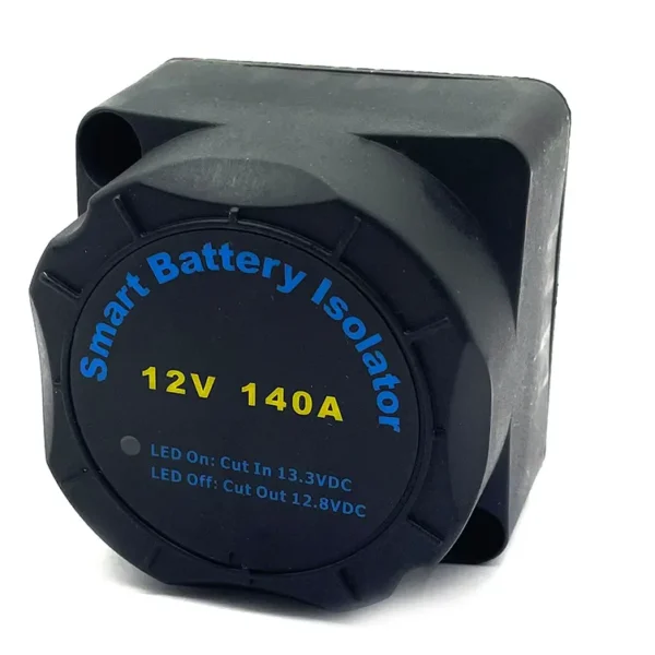 升级的12V 140Amp自动充电器电压完整VSR双电池隔离器套件，适用于卡车越野车全地形车UTV船 - 图片 3