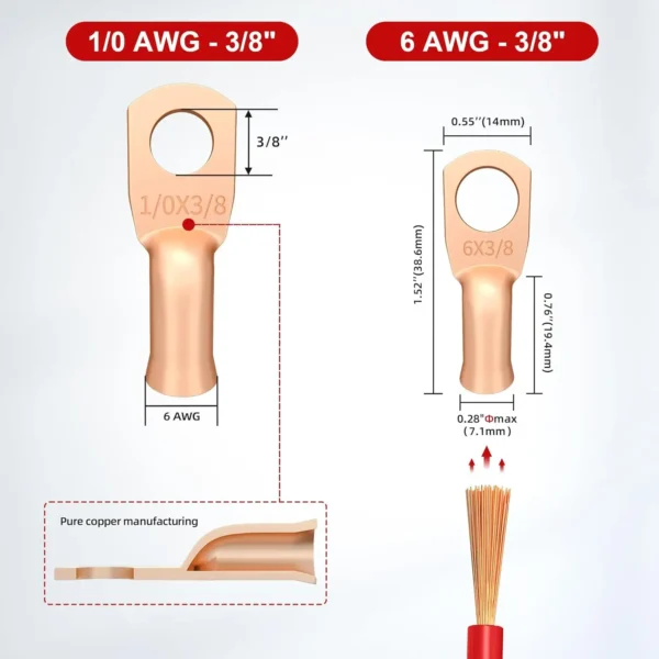 船用母线12 V 250A配电块12伏DC母线3/8” 双螺柱电池母线 - 图片 5