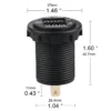 DC 12V 24V 20A数字电压表电流表汽车电压电流表测量LED显示屏汽车船舶房车电动车摩托车通用 - 图片 2