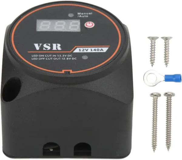 DC 12V 140A坚固的电压敏感继电器智能电池隔离器，适用于房车全地形车 - 图片 6